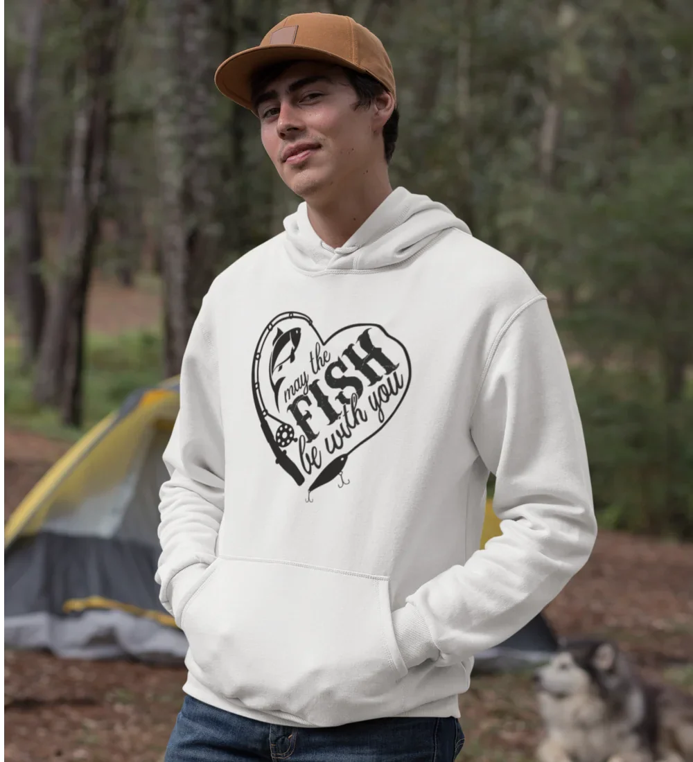 May The Fish Be With You Unisex Hoodie