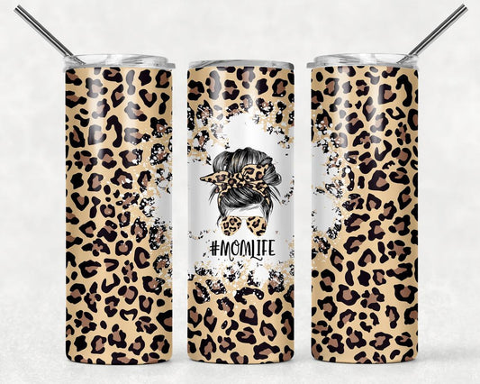 #momlife 20 oz Skinny Tumbler