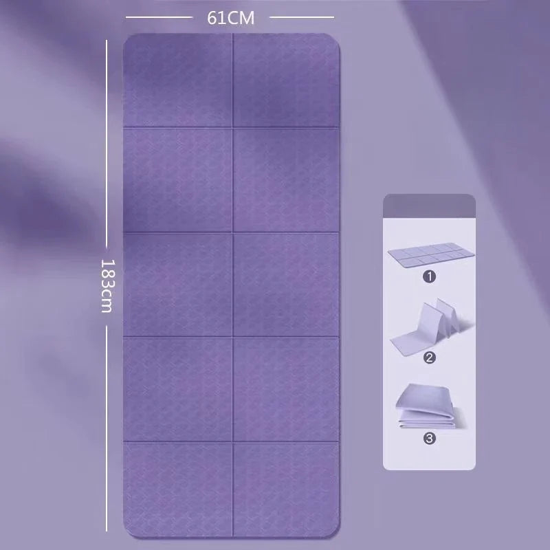 Versatile Foldable Mat for Yoga Pilates and Fitness