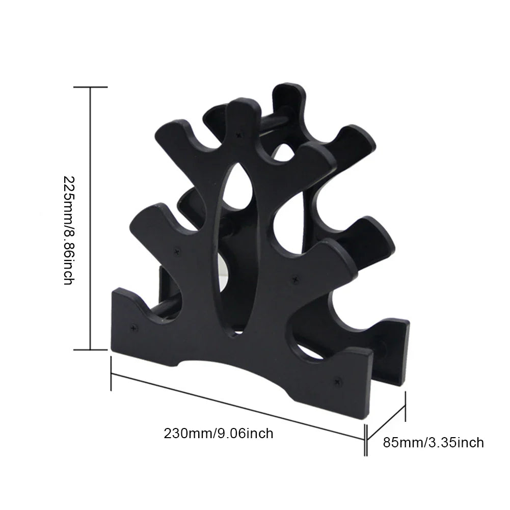 Practical Fitness Equipment Storage 6 Slot Dumbbell Rack