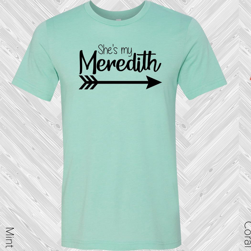 She's My Meredith Best Friends Graphic Tee