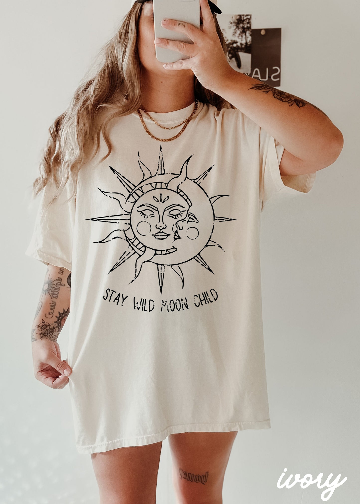 Sun & Moon Tee *3 Colors (S-3X)