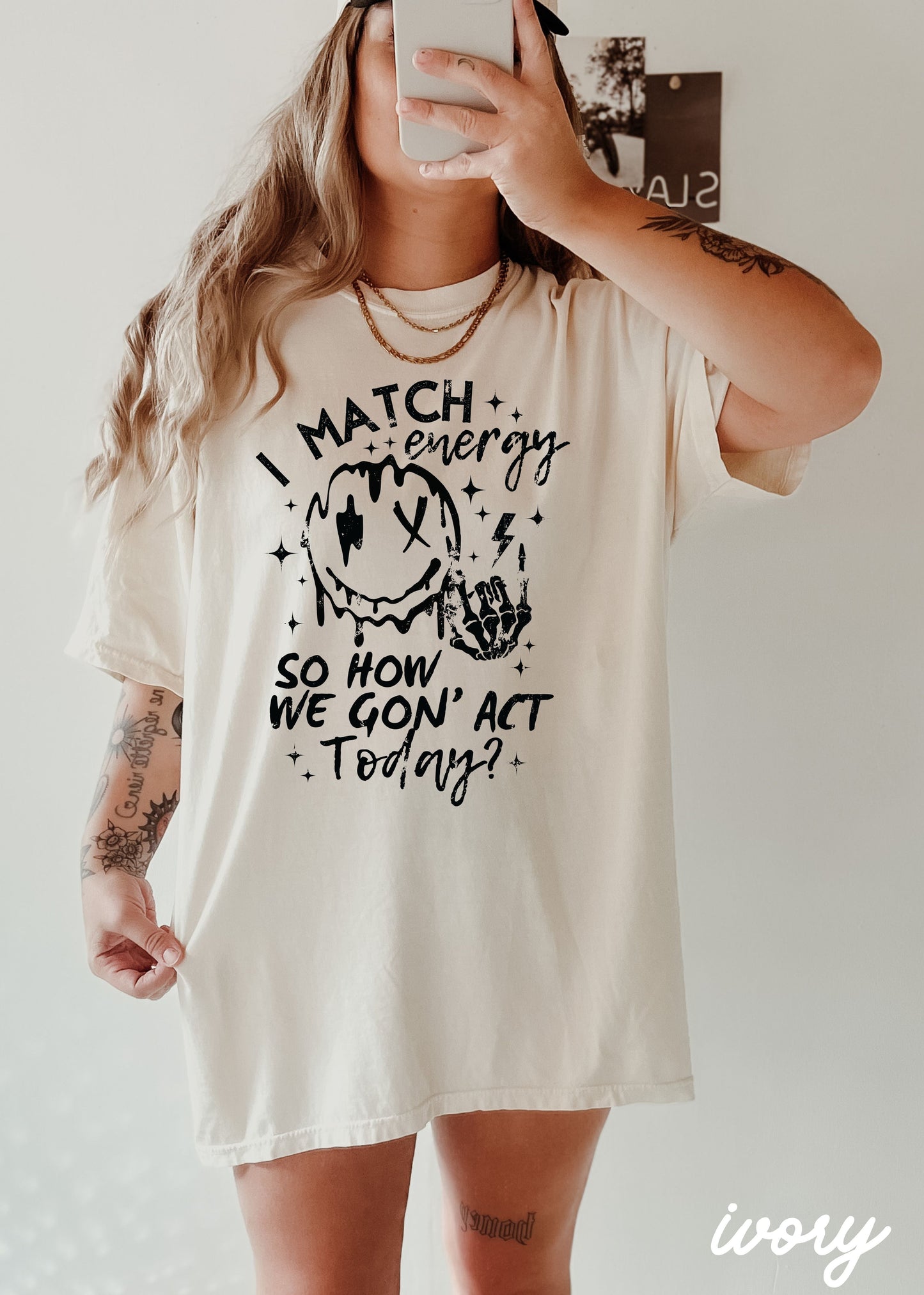 PRE-ORDER: I Match Energy Tee *8 Colors (S-3X)
