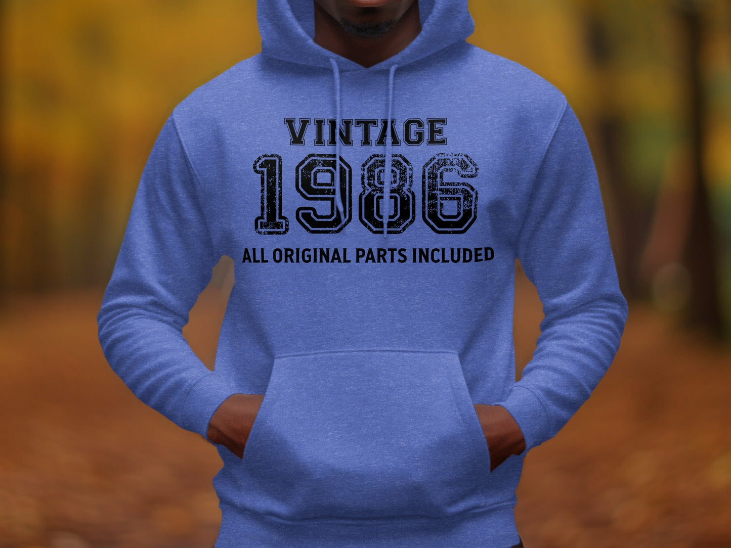 Vintage Style 1986 All Original Parts Included Hoodie