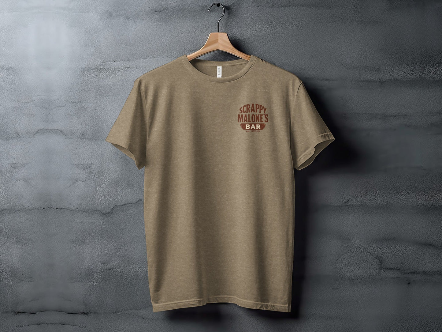 Scrappy Malone's 96 Hazard Survivor Tee - Vintage Bar Style