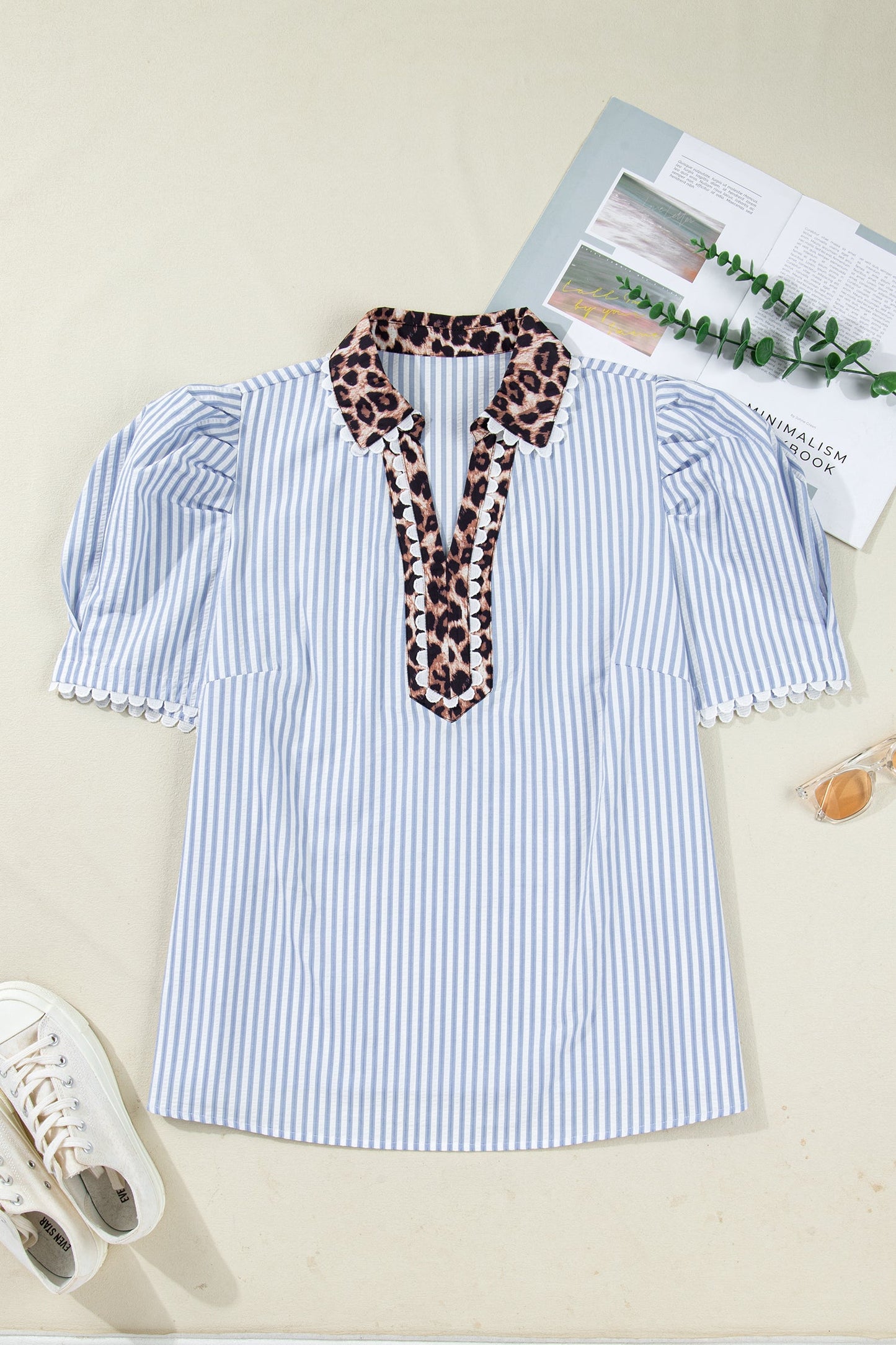 Ariah Short Bubble Sleeve PLUS Blouse