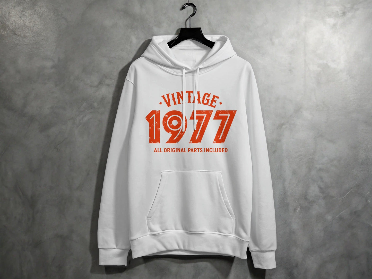 Vintage 1977 All Original Parts Included Design Hoodie