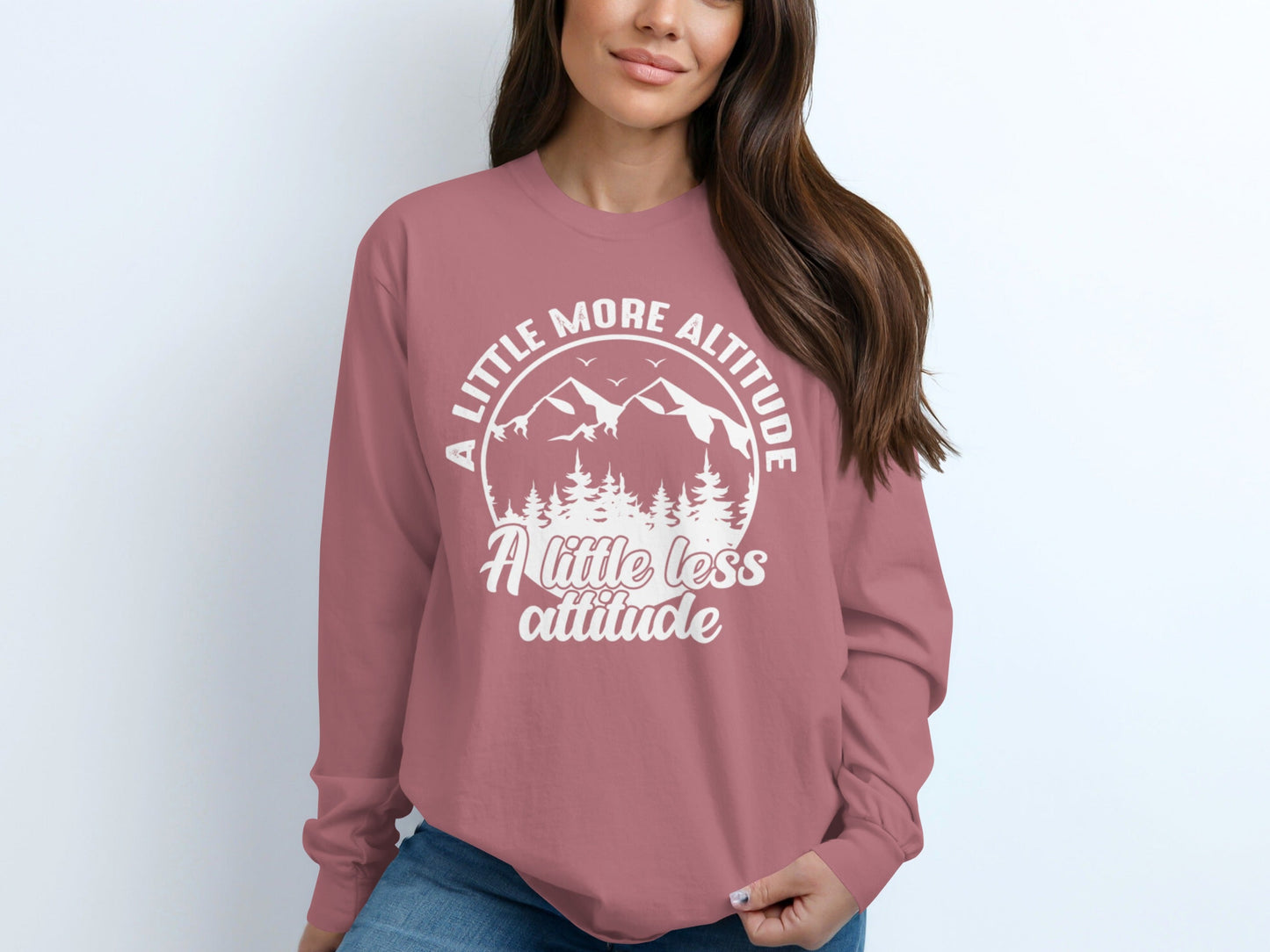 A Little More Altitude A Little Less Attitude Long Sleeve T-Shirt