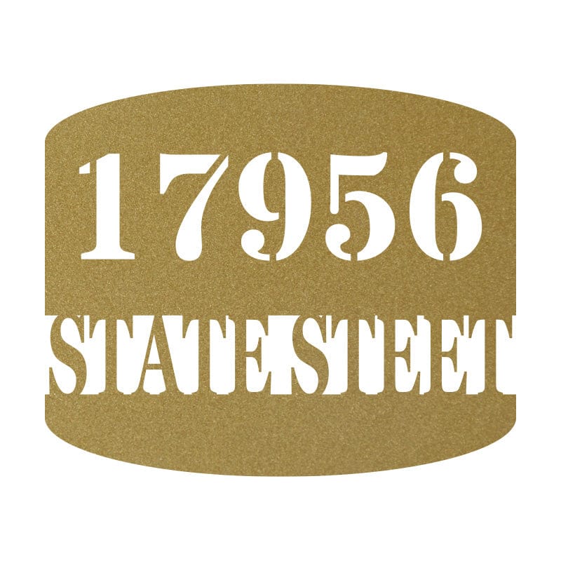Address Number Plaque
