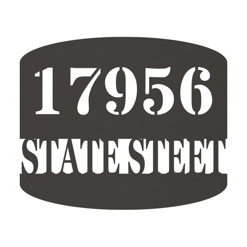 Address Number Plaque
