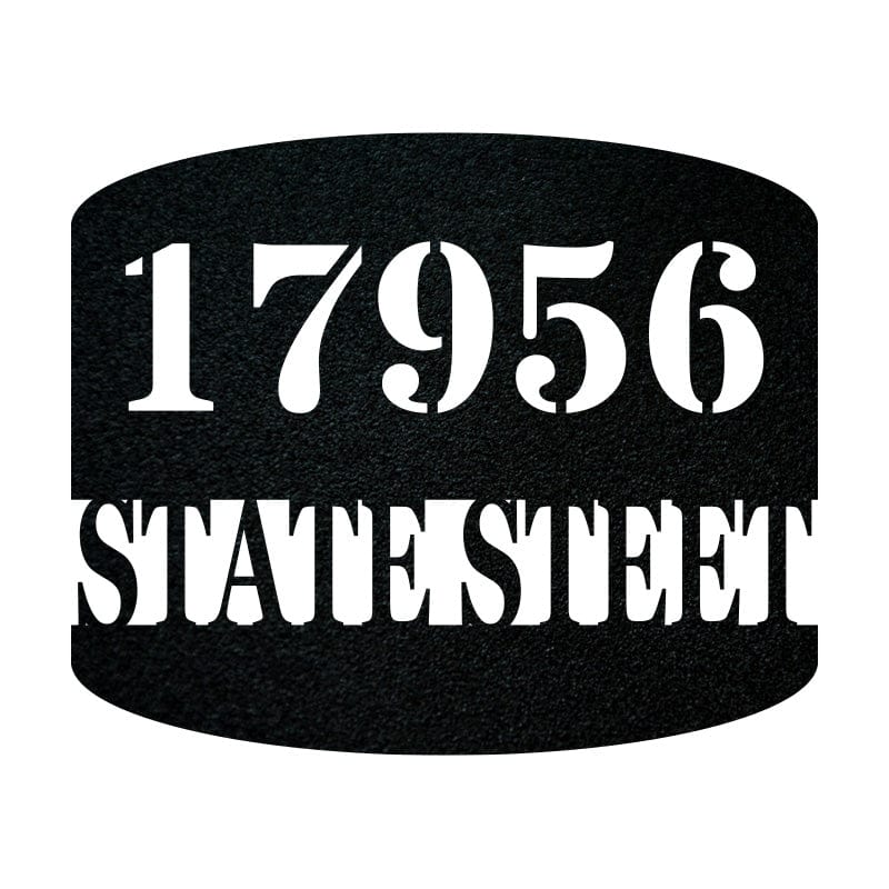 Address Number Plaque