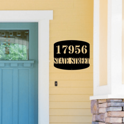 Address Number Plaque