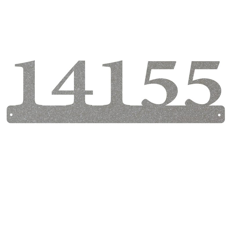 Address Sign with Underlined Numbers