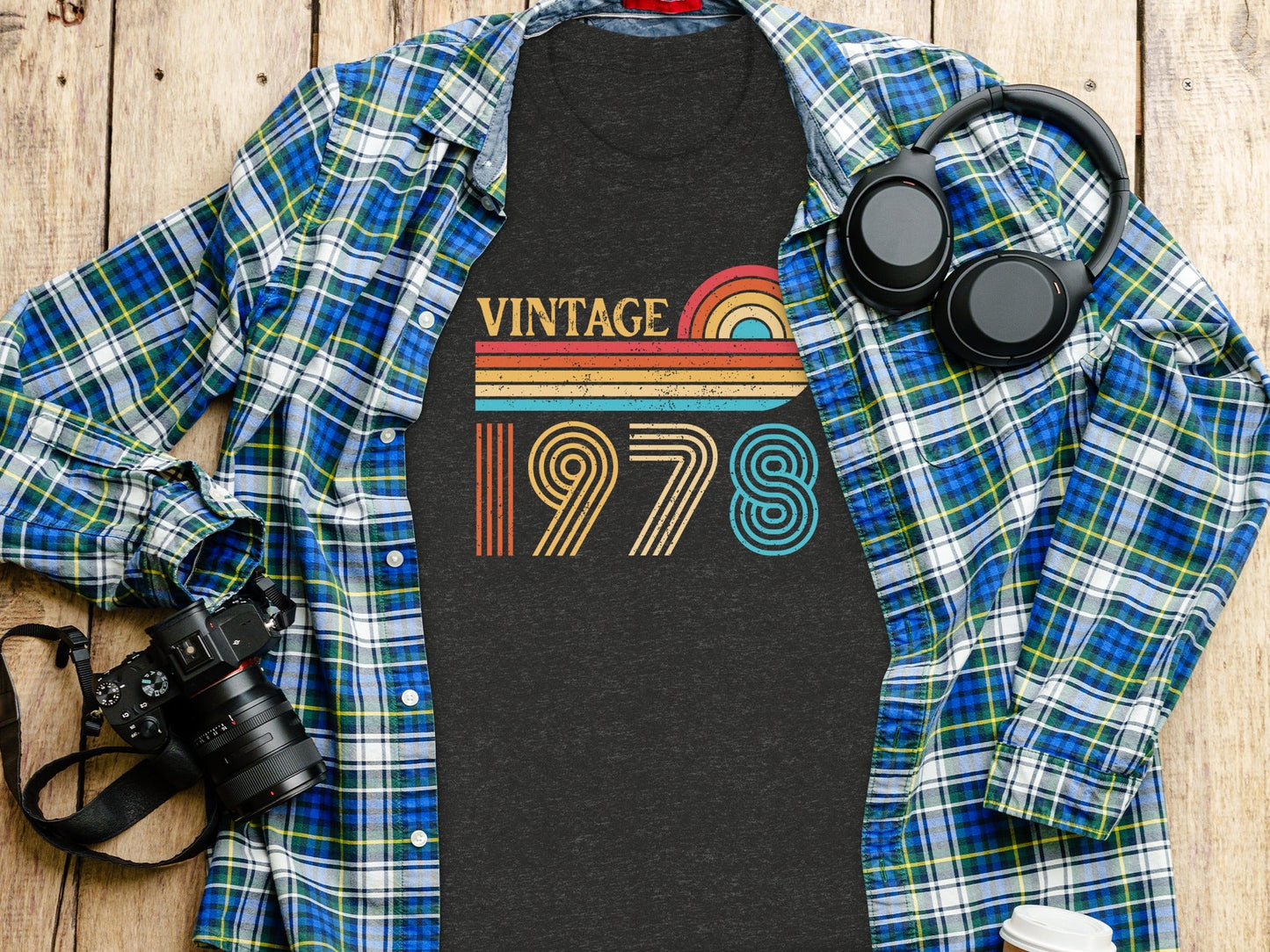 Vintage Retro Distressed 1978 Year of Birth T-Shirt