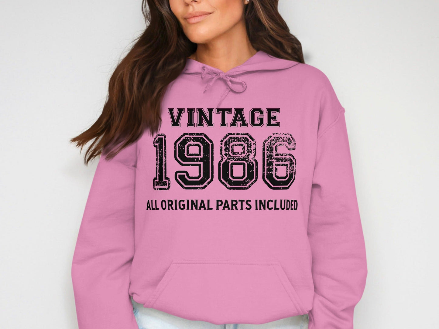 Vintage Style 1986 All Original Parts Included Hoodie