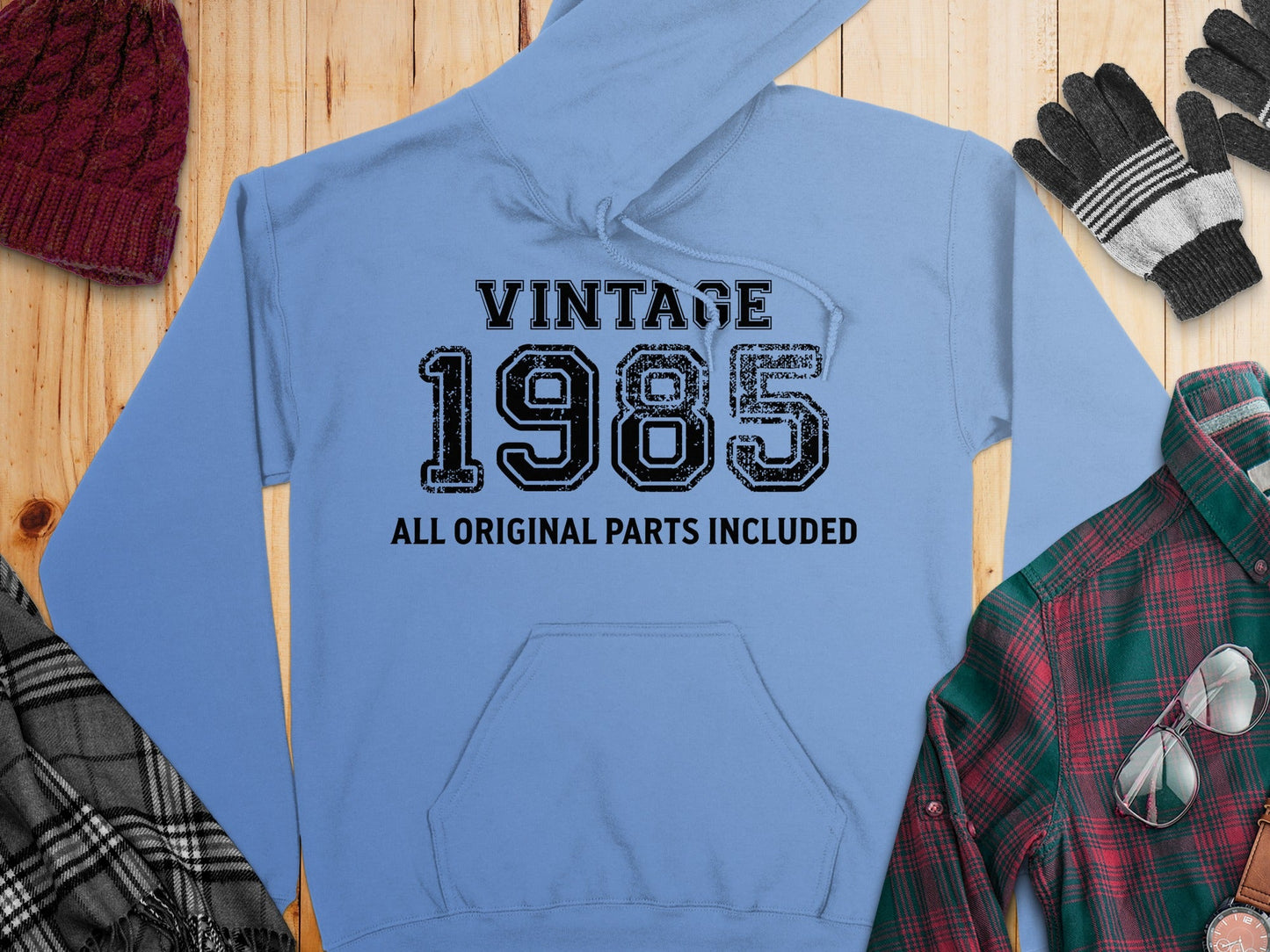 Vintage 1985 All Original Parts Included Graphic Hoodie