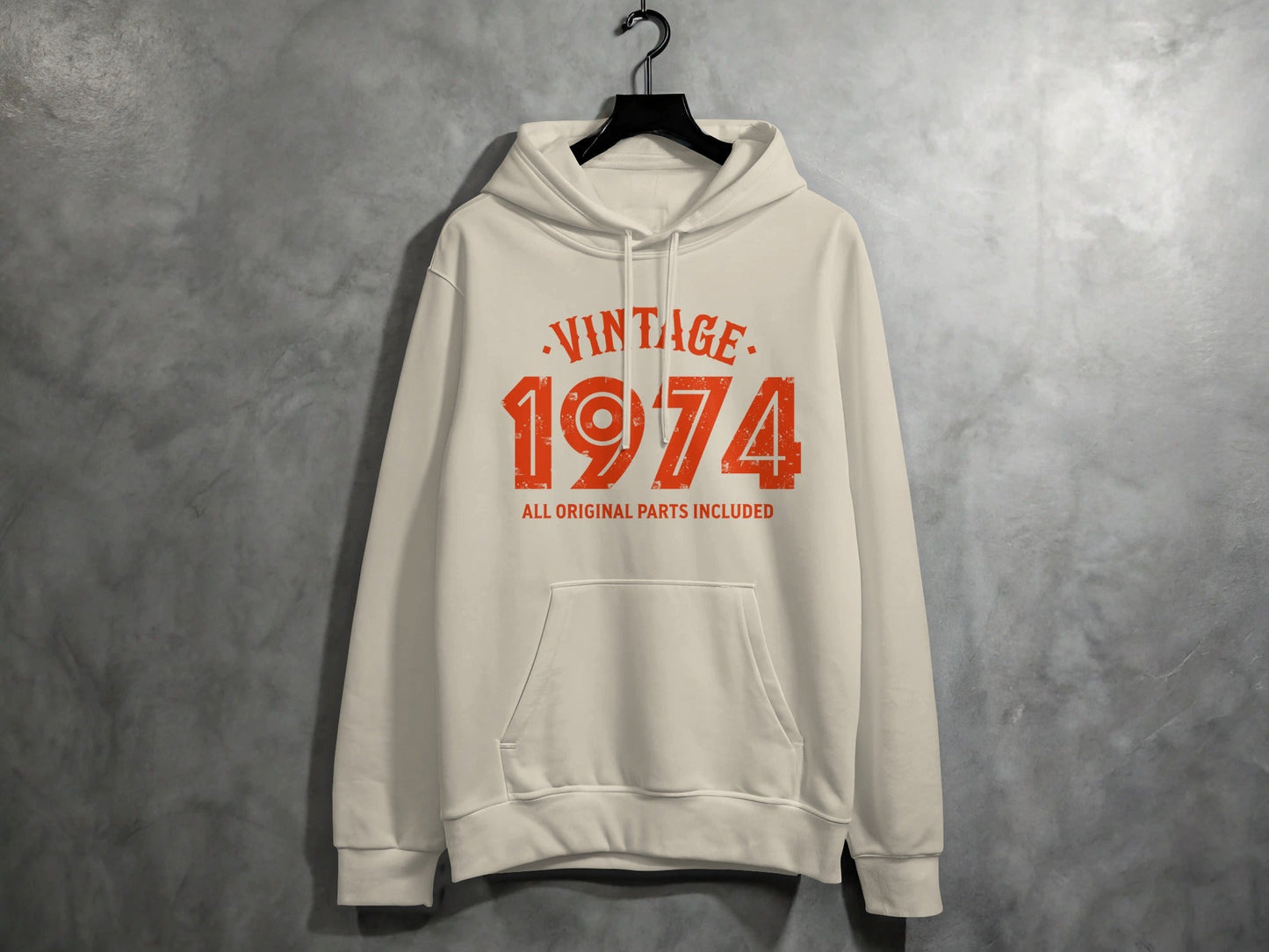 Vintage 1974 All Original Parts Included Design Hoodie