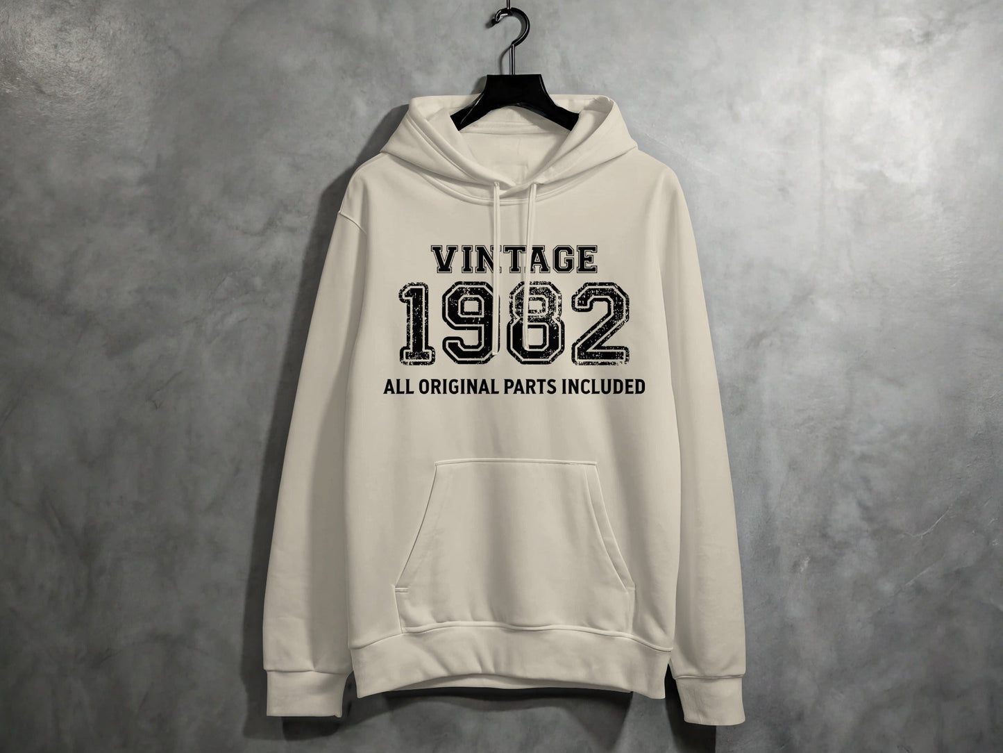 Vintage All Original Parts Included Since 1982 Birthday Hoodie