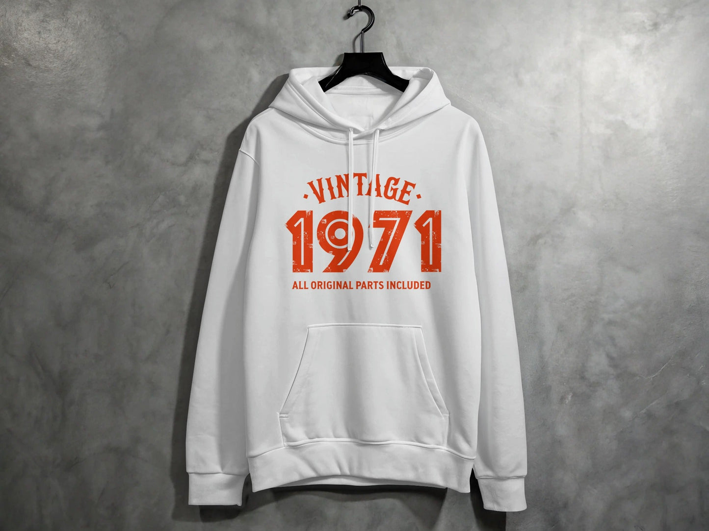 Vintage All Original Parts Included 1971 Birthday Hoodie