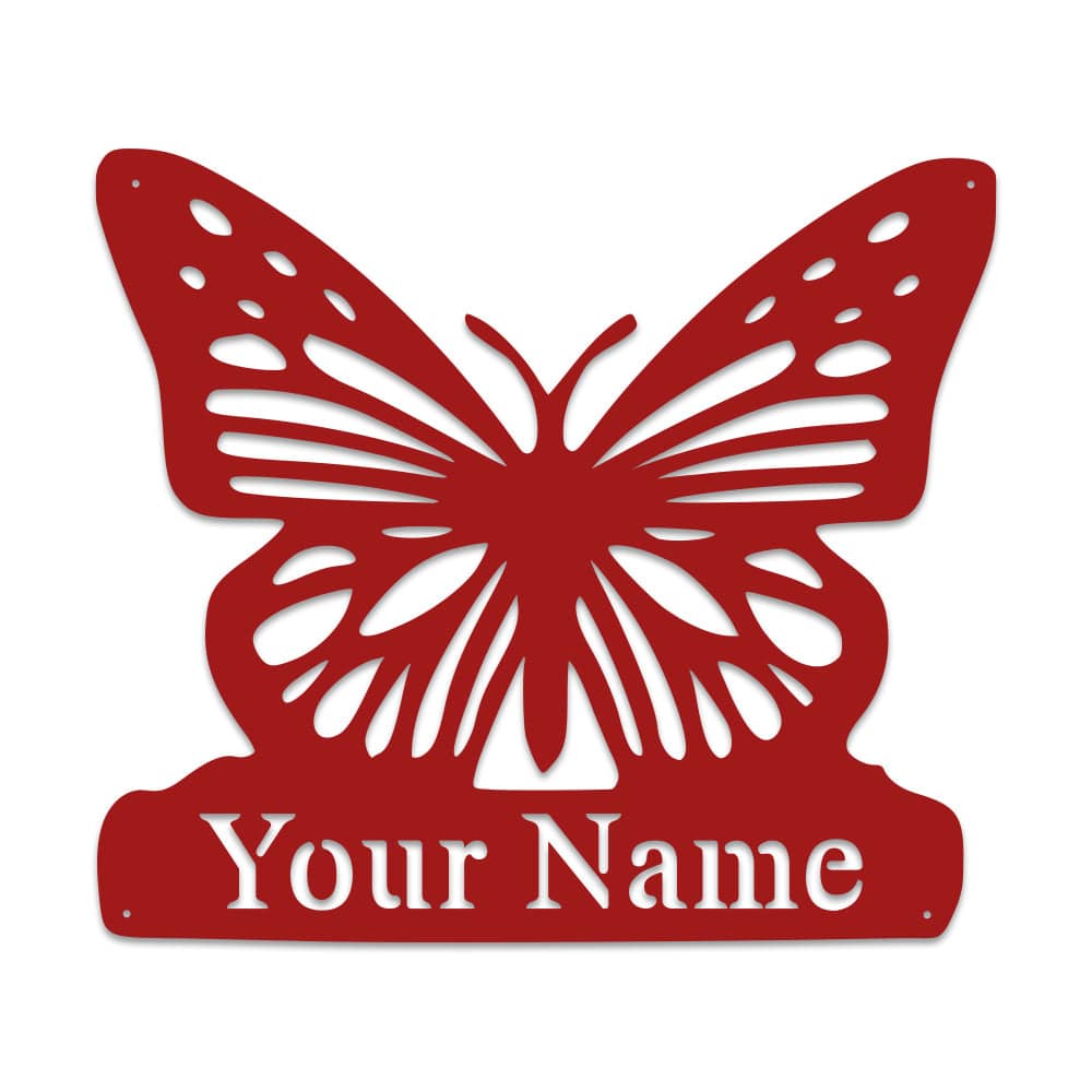 Butterfly Welcoming Monogram