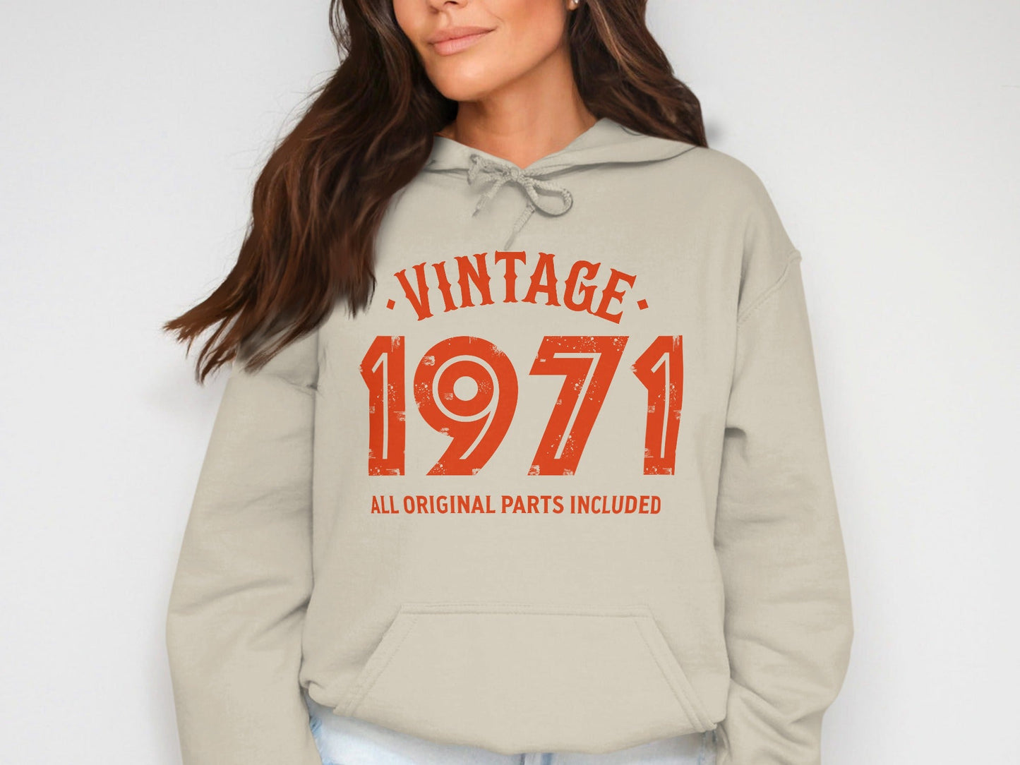 Vintage All Original Parts Included 1971 Birthday Hoodie