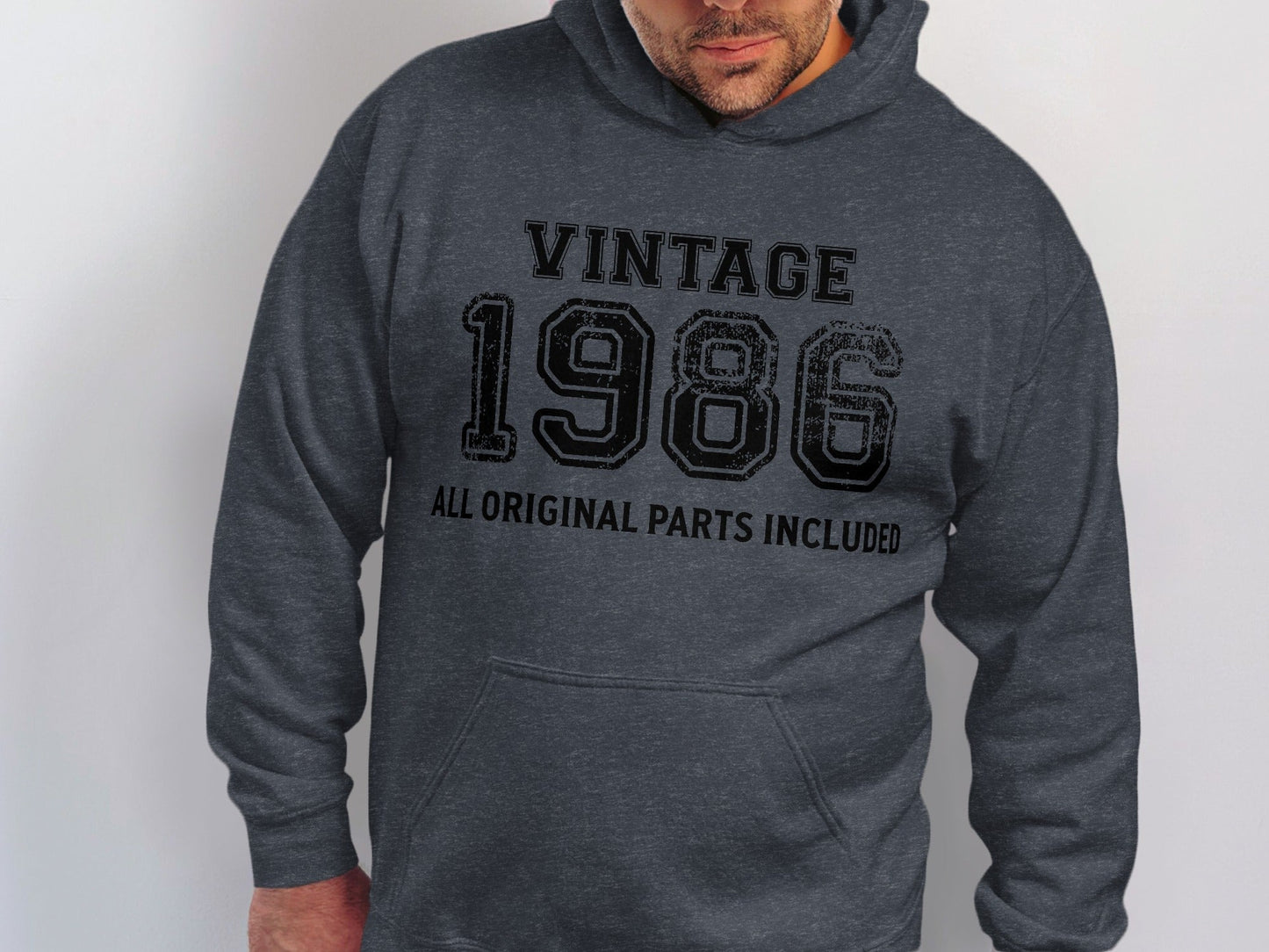 Vintage Style 1986 All Original Parts Included Hoodie