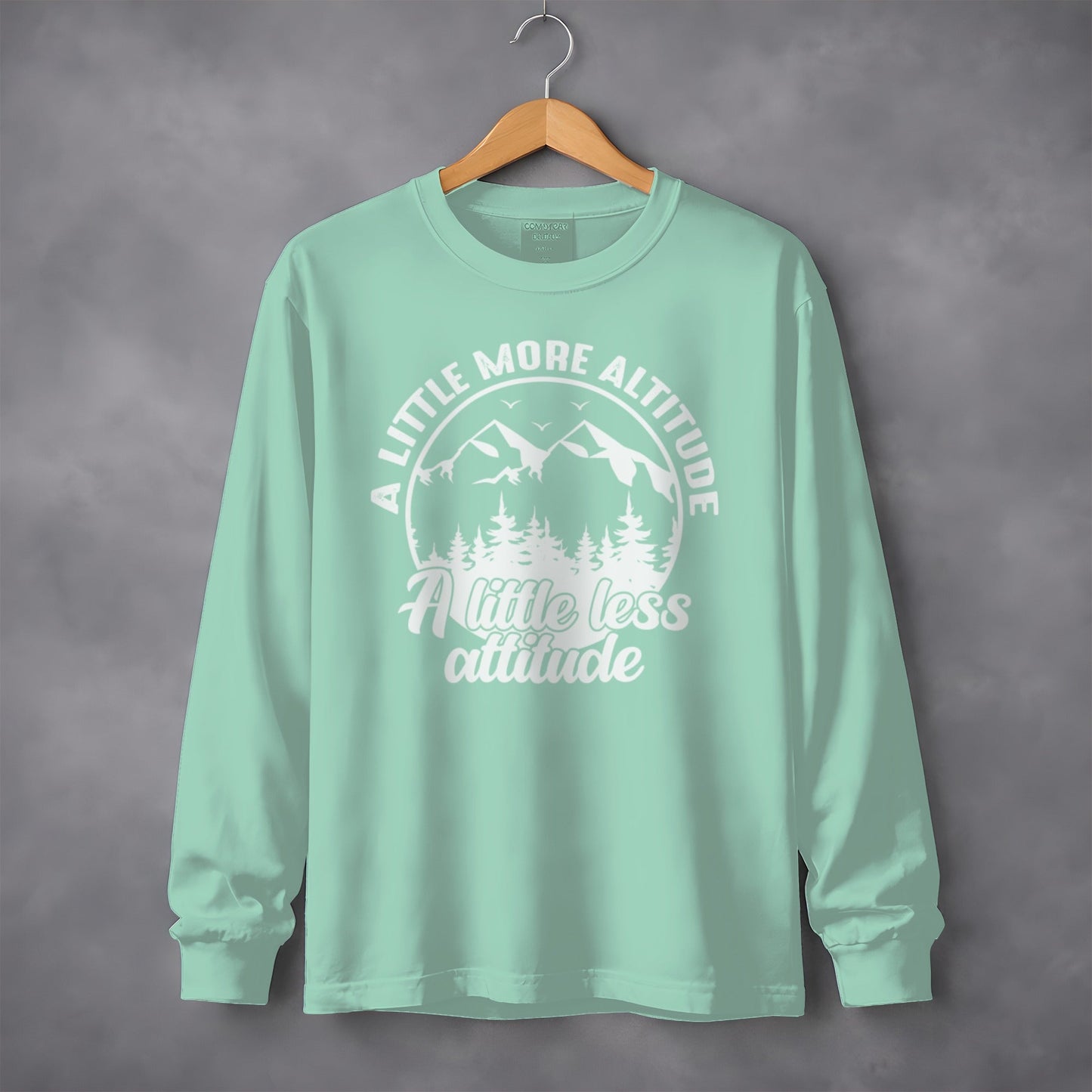 A Little More Altitude A Little Less Attitude Long Sleeve T-Shirt