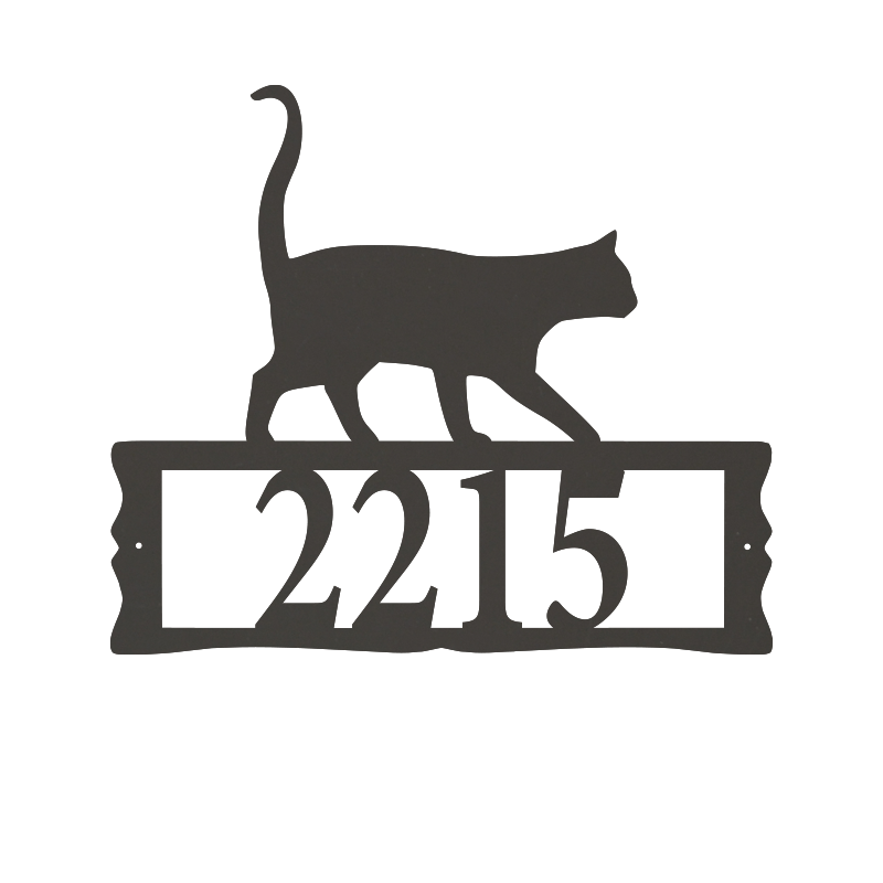 Cat Address Sign