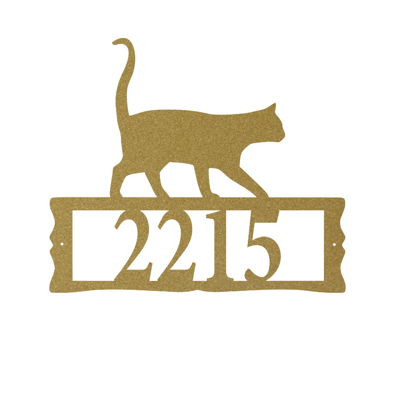 Cat Address Sign
