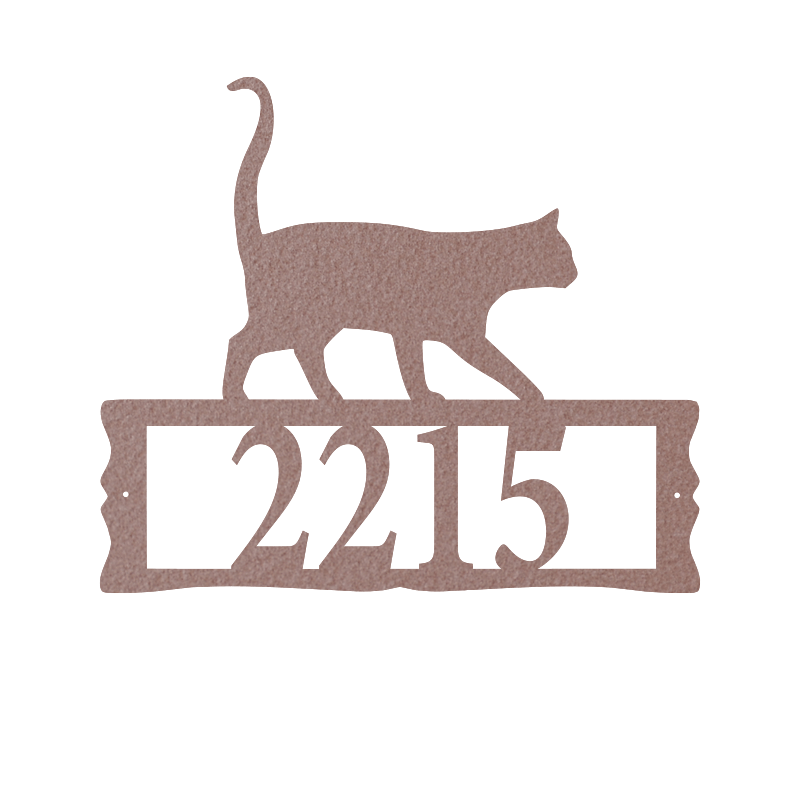 Cat Address Sign