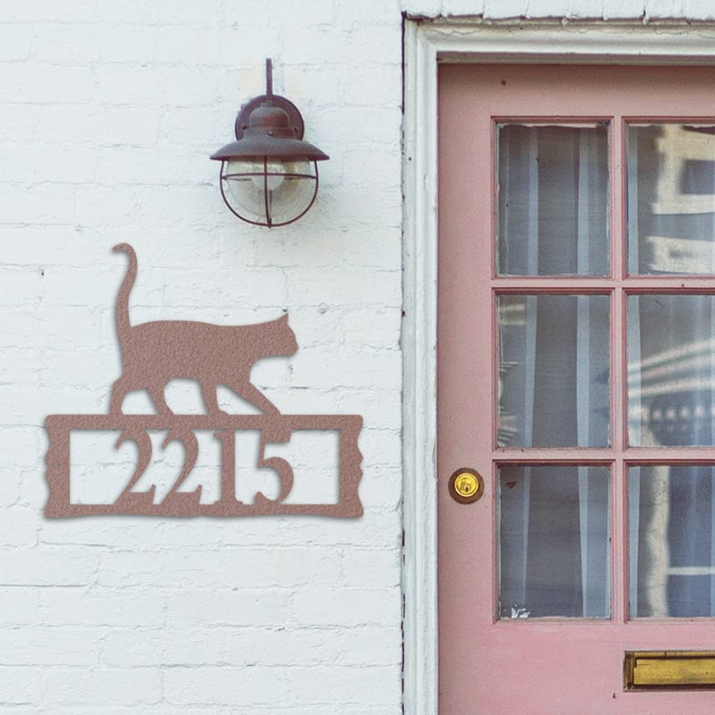 Cat Address Sign