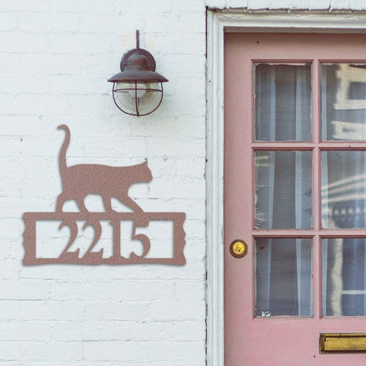 Cat Address Sign