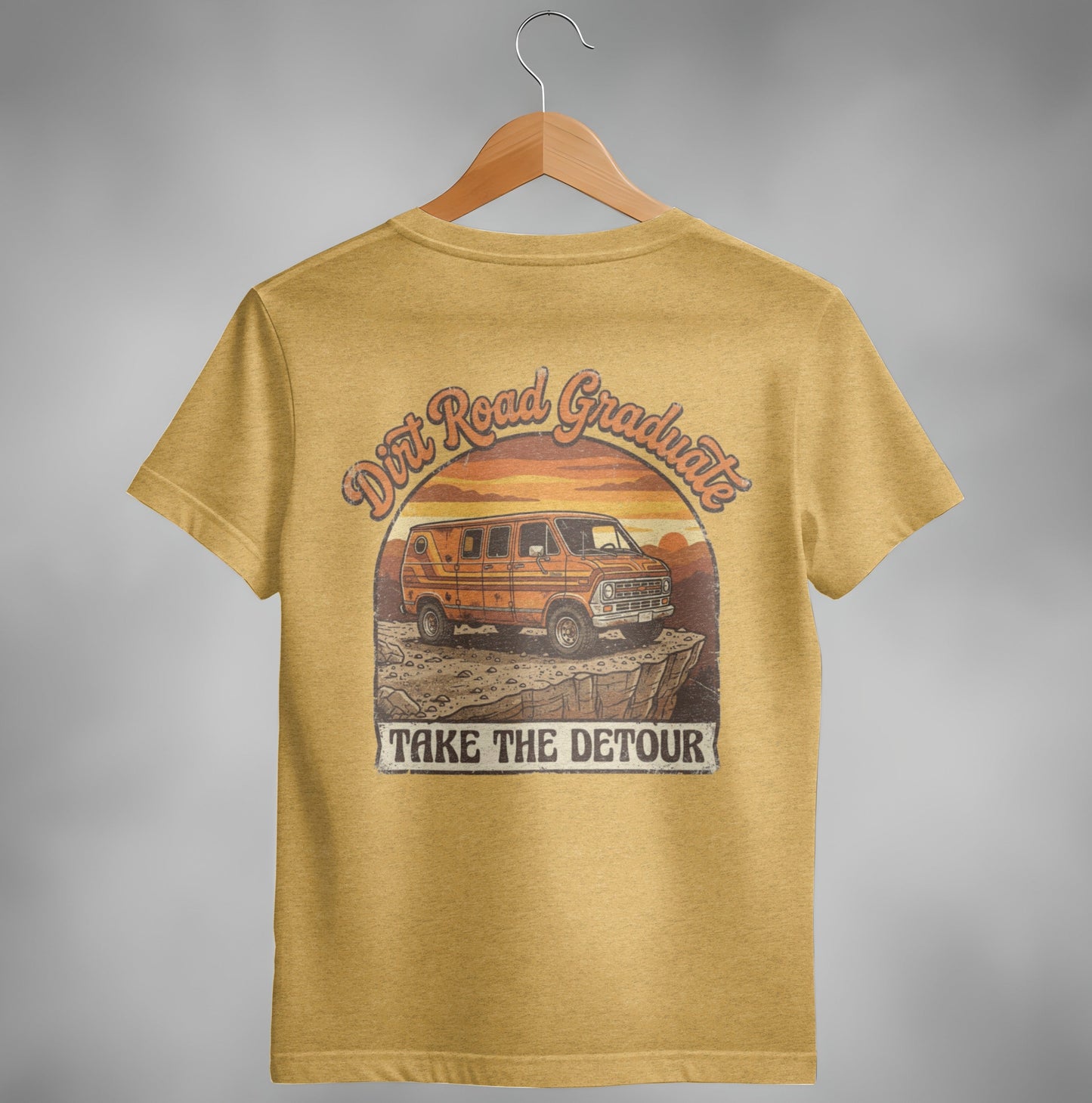 Dirt Road Graduate Vintage Van Life T-Shirt