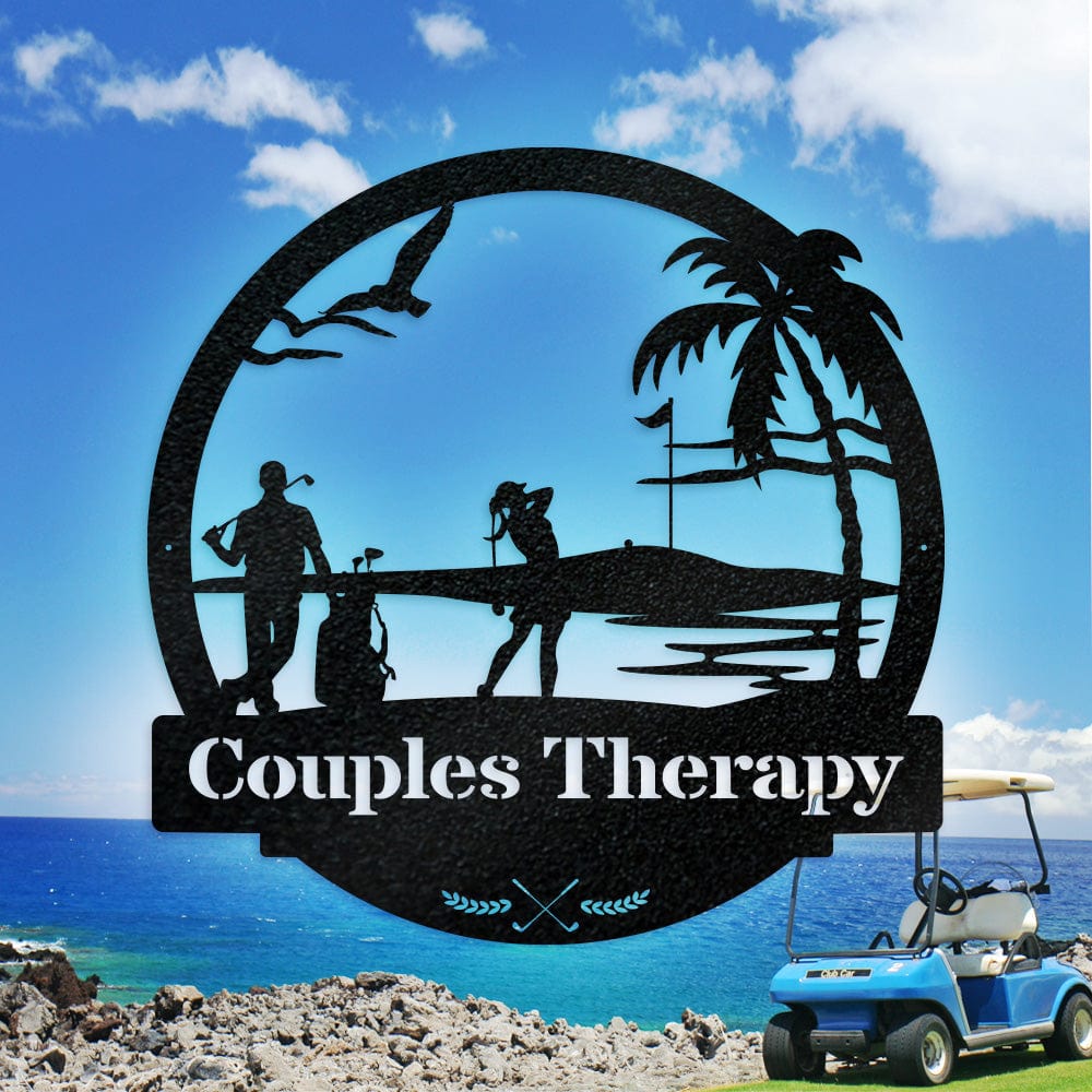 Couples Golf Monogram