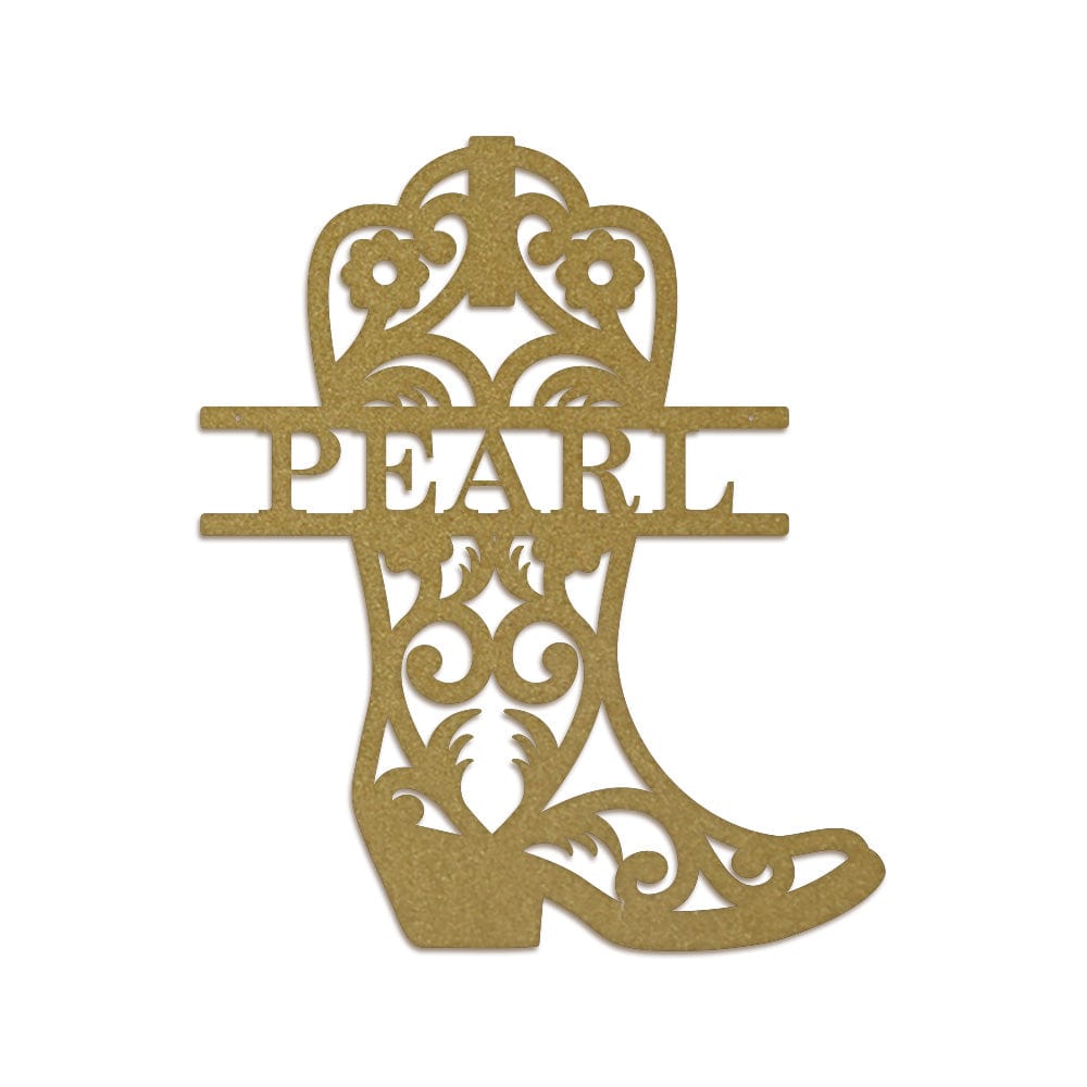 Cowboy Boot Monogram
