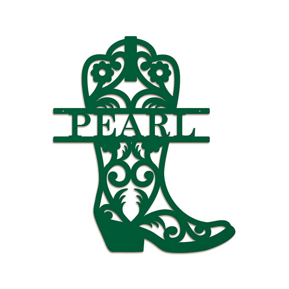 Cowboy Boot Monogram