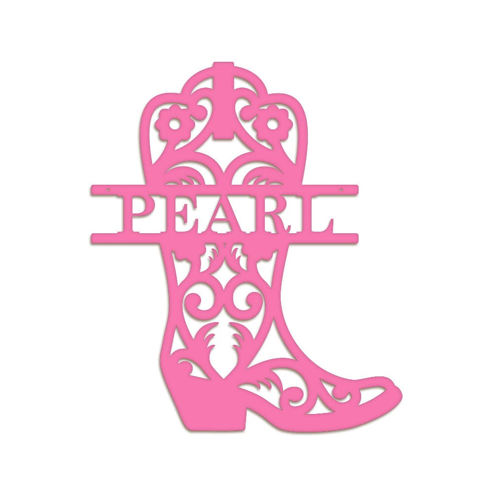 Cowboy Boot Monogram
