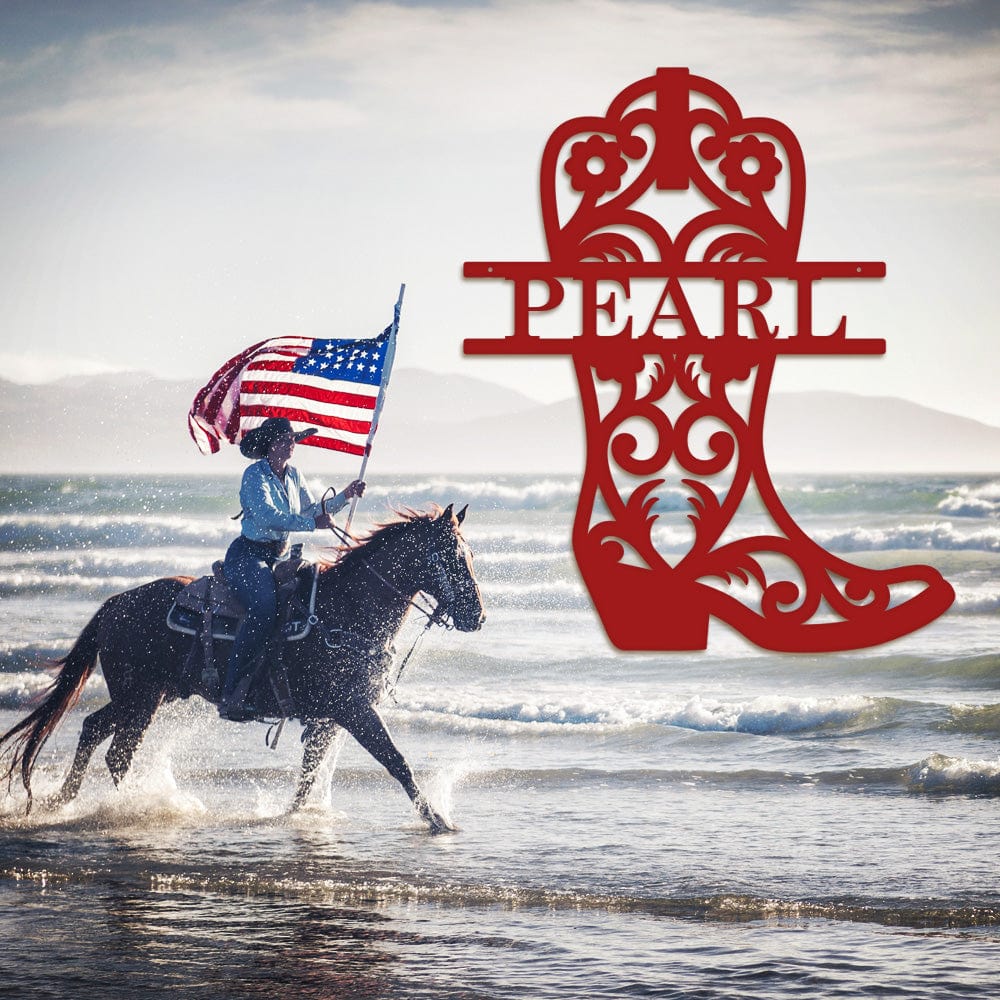 Cowboy Boot Monogram