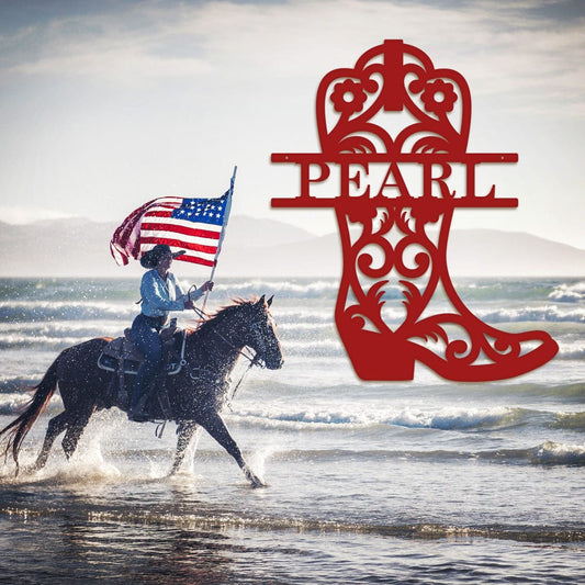 Cowboy Boot Monogram