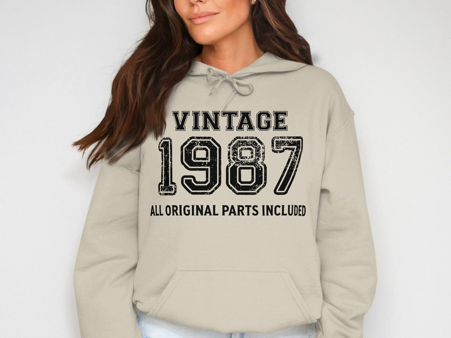 Vintage 1987 All Original Parts Included Design Hoodie