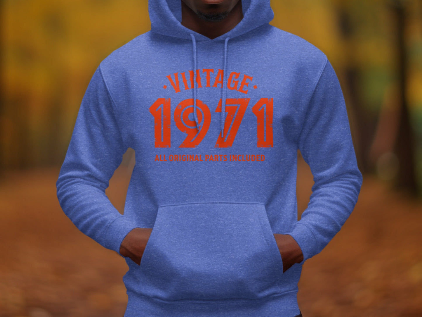 Vintage All Original Parts Included 1971 Birthday Hoodie