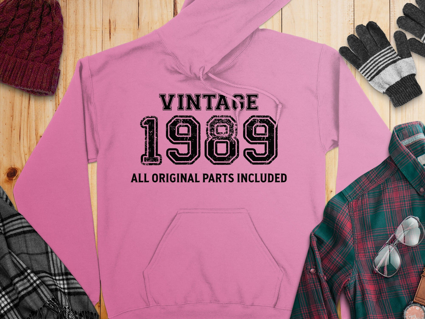 Vintage Style 1989 All Original Parts Included Hoodie