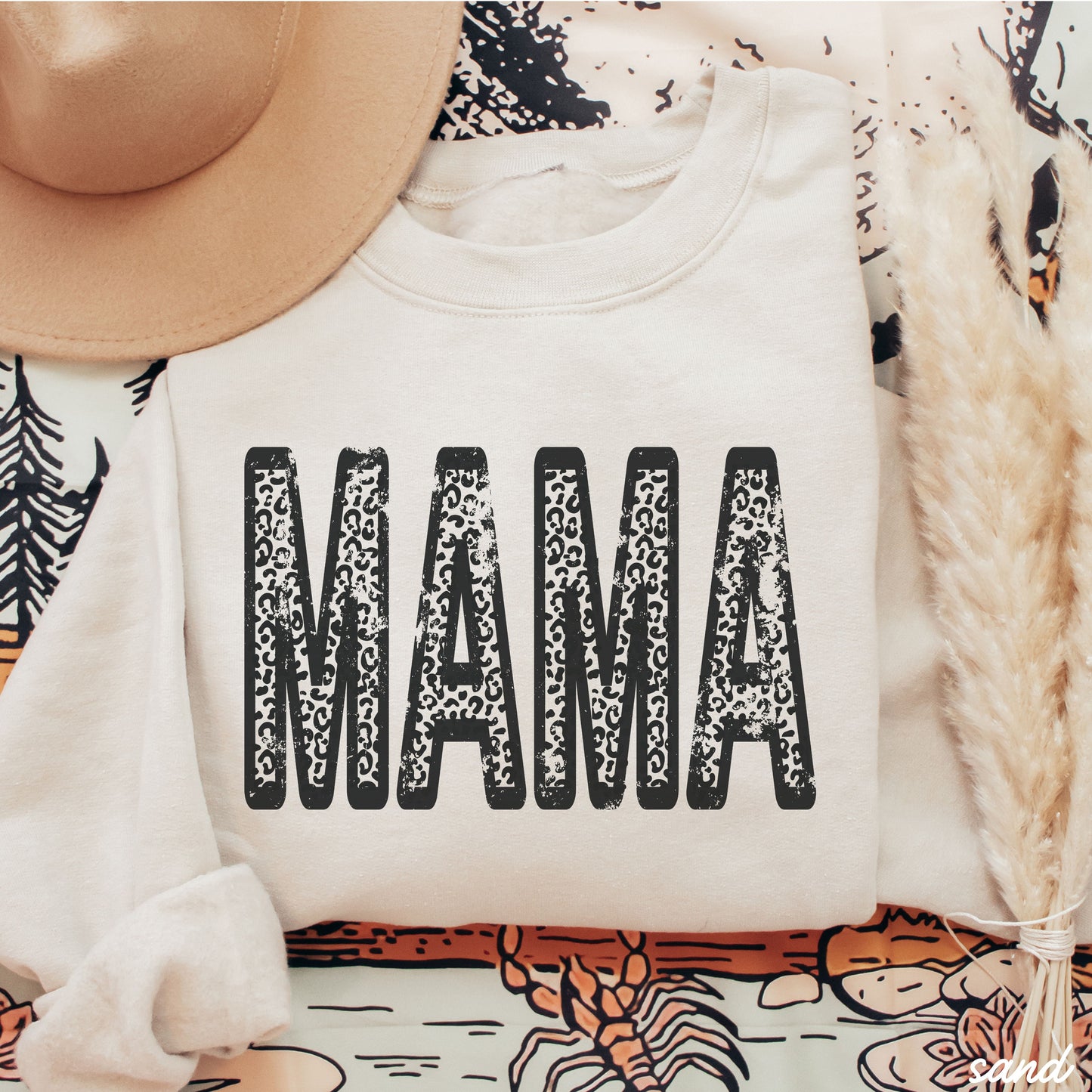 Leopard Mama Sweatshirt *8 Colors (S-3X)