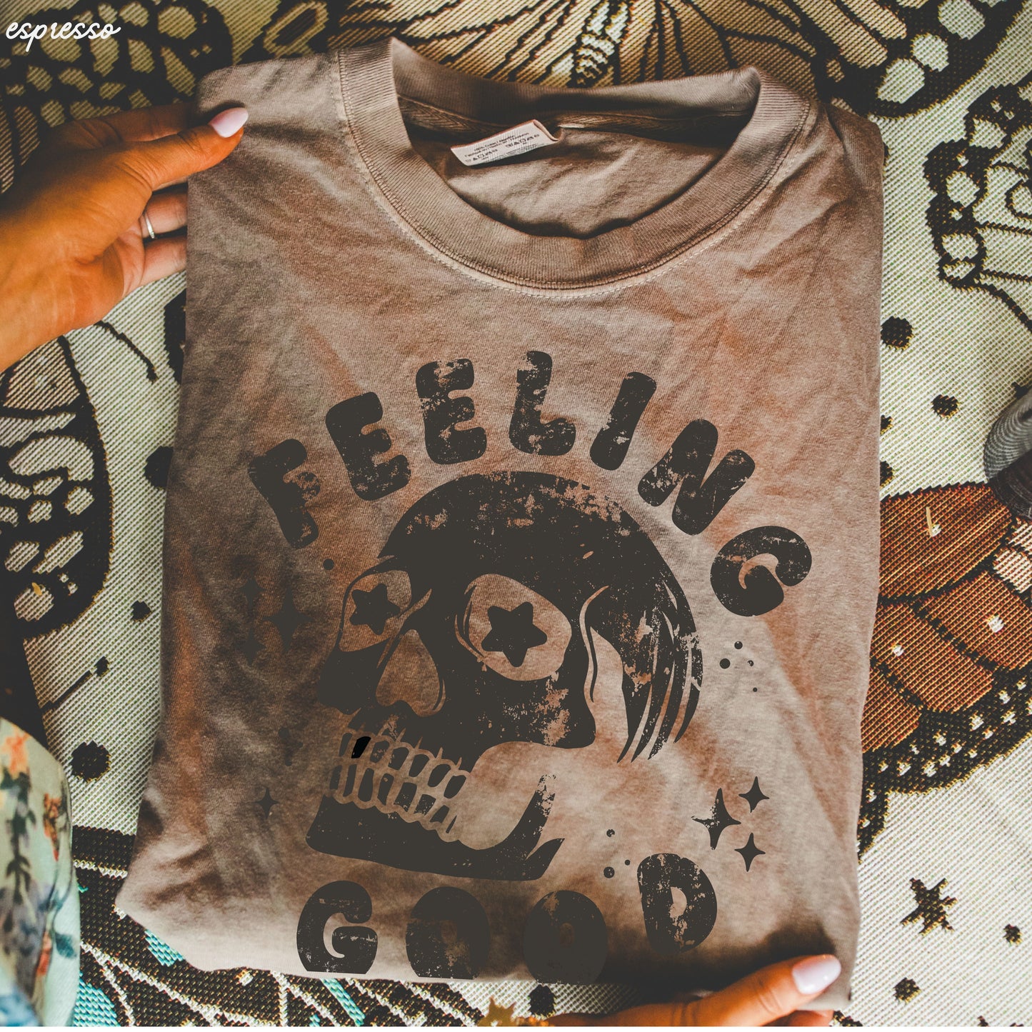 Feeling Good Skull Tee *8 Colors (S-3X)