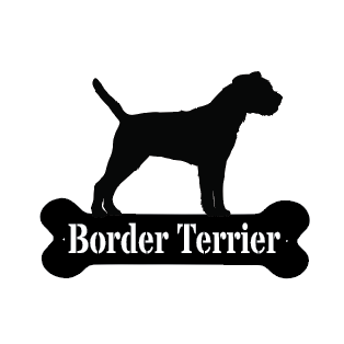 Dogbone Monogram Metal Sign for Pets
