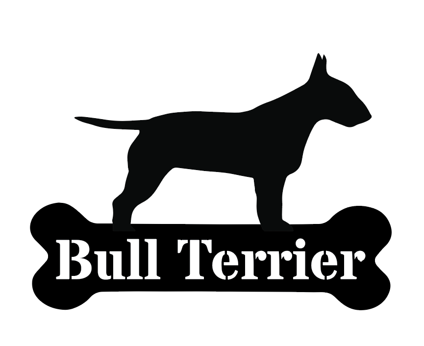 Dogbone Monogram Metal Sign for Pets