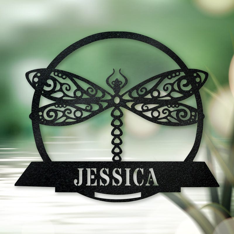Dragon Fly Name Monogram