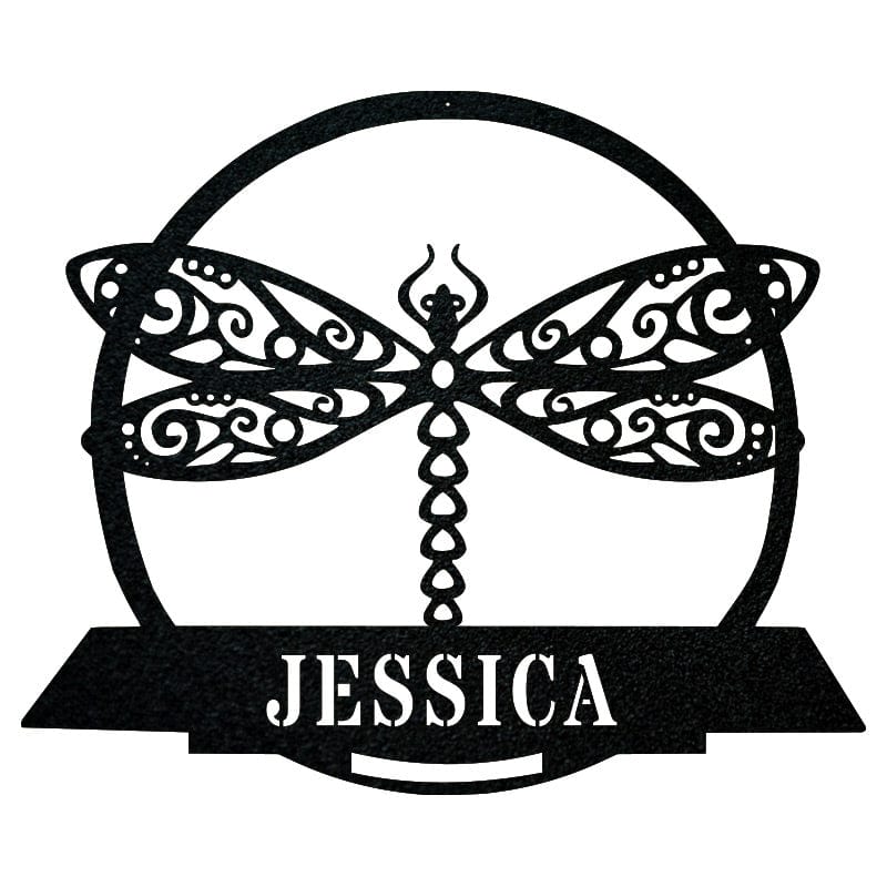 Dragon Fly Name Monogram