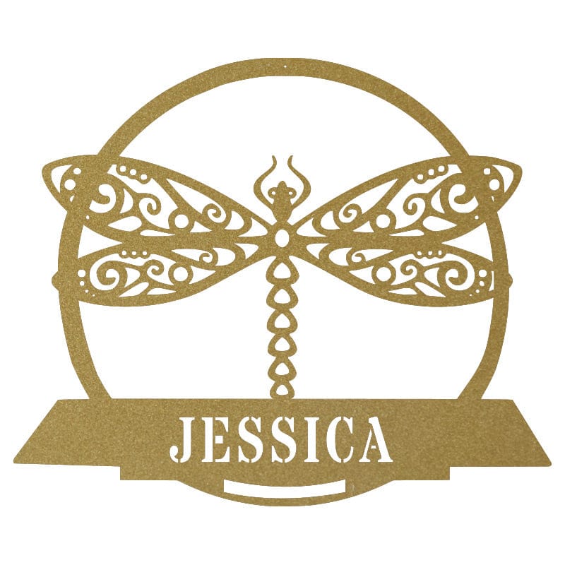 Dragon Fly Name Monogram