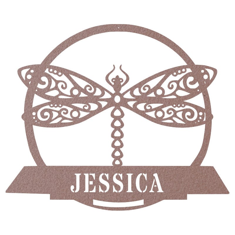 Dragon Fly Name Monogram